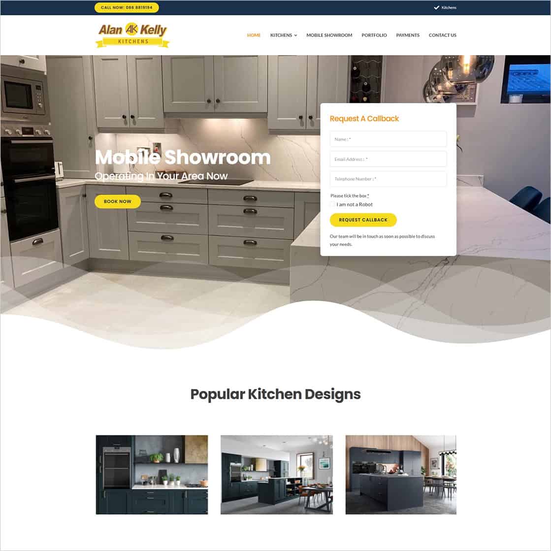 Alan Kelly Kitchens (Co. Waterford) Joins Our Website Maintenance & Care Plan